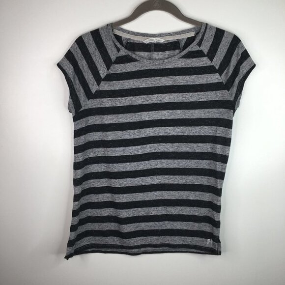 Victoria’s Secret Black/gray striped top - Picture 1 of 6
